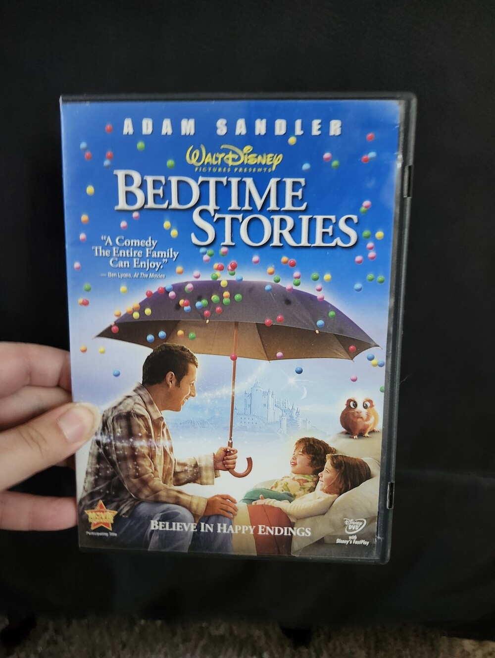 Disney Bedtime Stories DVD - Blue Cover with Multicolor Accents